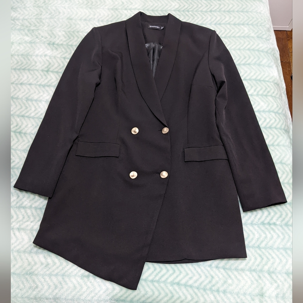 Pretty Little Thing Asymmetrical Blazer Dress